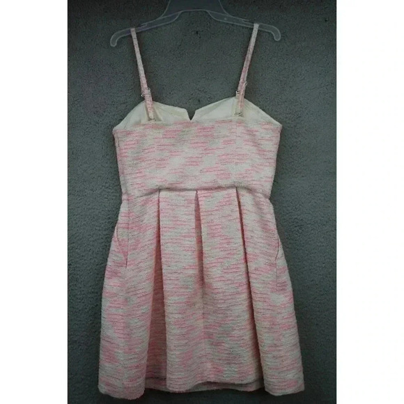 Moulinette Soeurs-Anthropologie-Pink/Rose Textured Dress-Size 8-New w/Tags - Picture 4 of 12